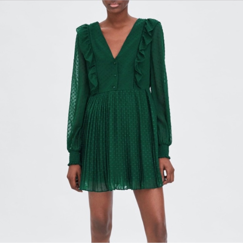 NWT ZARA DOTTED MESH PLAYSUIT JUMPSUIT